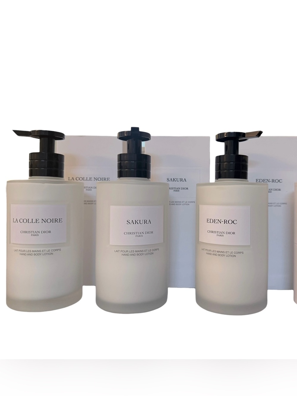 Dior lotion bundle La Colle Noire, Sakura & Eden-Roc